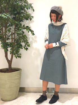 うーさん ☁︎ 。さん（レディース・165cm）の秋コーディネート