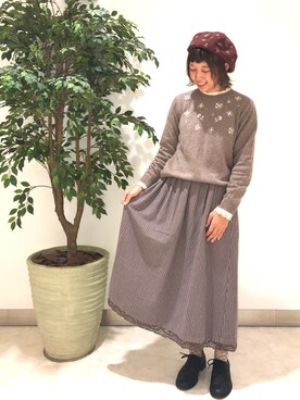 うーさん ☁︎ 。さん(レディース・165cm)の秋コーディネート