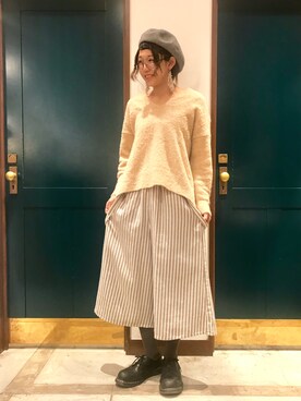 うーさん ☁︎ 。さん（レディース・165cm）の冬コーディネート