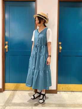 うーさん ☁︎ 。さん（レディース・165cm）の春コーディネート