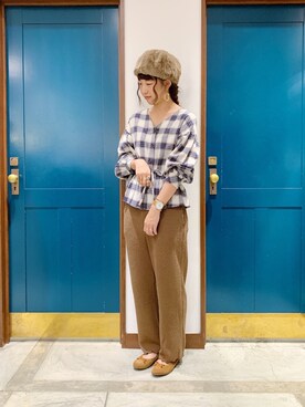 うーさん ☁︎ 。さん（レディース・165cm）の秋コーディネート