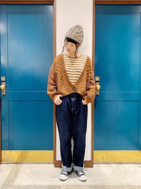 うーさん ☁︎ 。さん（レディース・165cm）の秋コーディネート