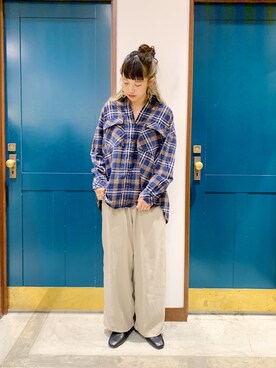 うーさん ☁︎ 。さん（レディース・165cm）の秋コーディネート