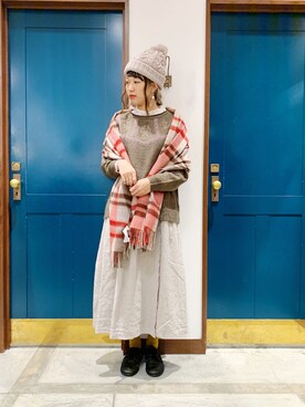 うーさん ☁︎ 。さん（レディース・165cm）の秋コーディネート