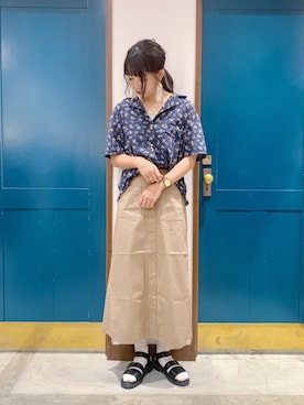 うーさん ☁︎ 。さん(レディース・166cm)の夏コーディネート