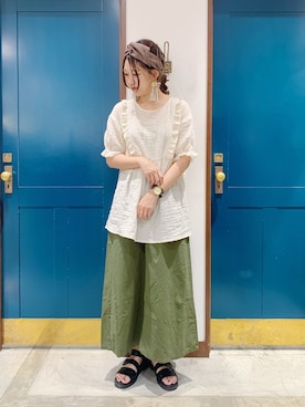 うーさん ☁︎ 。さん（レディース・166cm）の夏コーディネート