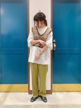 うーさん ☁︎ 。さん（レディース・166cm）の夏コーディネート