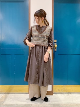 うーさん ☁︎ 。さん（レディース・166cm）の秋コーディネート