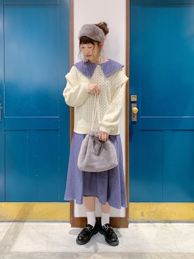 うーさん ☁︎ 。さん（レディース・166cm）の秋コーディネート