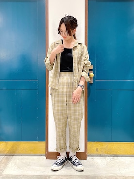 うーさん ☁︎ 。さん（レディース・166cm）の春コーディネート