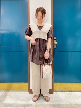 うーさん ☁︎ 。さん（レディース・166cm）の春コーディネート