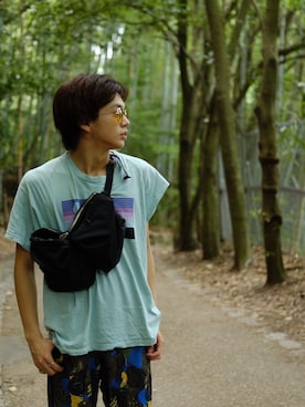 「DAIRIKU」｜「アイテム（アクセサリー）」を使った、SShun1さん（メンズ・173cm）の夏コーディネート