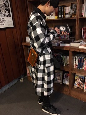 「PARADOX（パラドックス）のアイテム（トップス）」を使った、ユウタロウ。さん（メンズ・173cm）の夏コーディネート