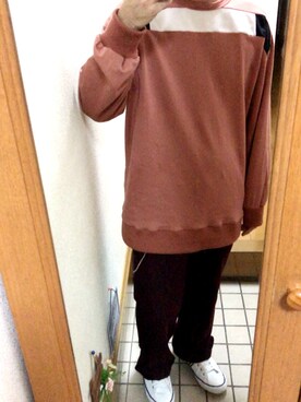 「アイテム（ウォレットチェーン、ホワイト系）」を使った、Yukkiさん（メンズ・165cm）の秋コーディネート