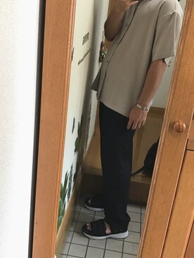 「soe（ソーイ）のアイテム（その他パンツ）」を使った、Yukkiさん（メンズ・165cm）の夏コーディネート