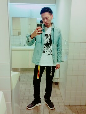 「Article Number（アーティクル ナンバー）のアイテム」を使った、Y-DRAGONさん（メンズ・176cm）の冬コーディネート