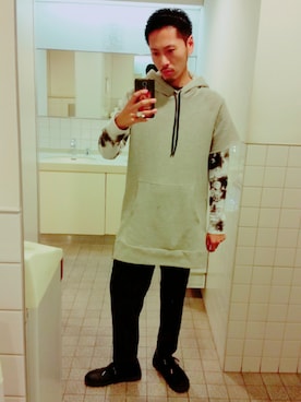 「ART COMES FIRST（アートカムズファースト）のアイテム」を使った、Y-DRAGONさん（メンズ・176cm）の冬コーディネート