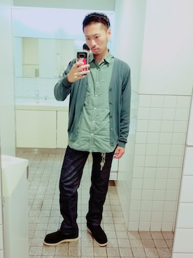 「アイテム（チャーム）」を使った、Y-DRAGONさん（メンズ・176cm）の夏コーディネート