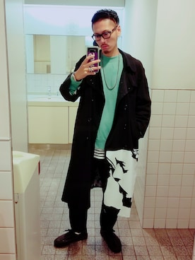 「MISBHV（ミスビヘイブ）のアイテム（ジャケット/アウター）」を使った、Y-DRAGONさん（メンズ・176cm）の秋コーディネート