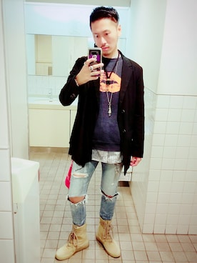 「cloudy cloudy（クラウディクラウディ）のアイテム」を使った、Y-DRAGONさん（メンズ・176cm）の春コーディネート