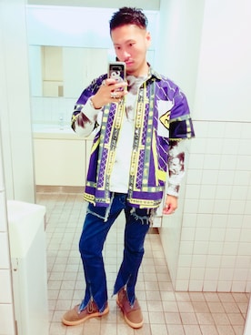 「cloudy cloudy（クラウディクラウディ）のアイテム」を使った、Y-DRAGONさん（メンズ・176cm）の春コーディネート