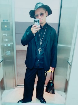 「nonnative(ノンネイティブ)のアイテム(ハット)」を使った、Y-DRAGONさん(メンズ・176cm)の秋コーディネート