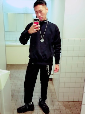 「WON HUNDRED（ウォンハンドレッド）のアイテム」を使った、Y-DRAGONさん（メンズ・176cm）の冬コーディネート