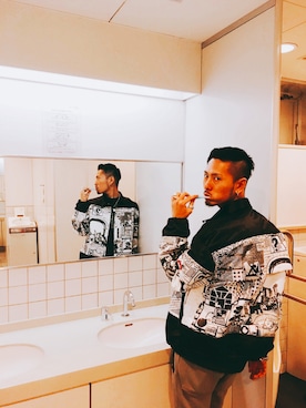 「C.E（シーイー）のアイテム（ジャケット/アウター）」を使った、Y-DRAGONさん（メンズ・176cm）の夏コーディネート