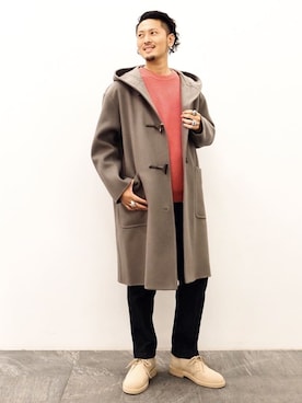 「BEAUTY&YOUTH UNITED ARROWS（ビューティーアンドユースユナイテッドアローズ）のアイテム（ダッフルコート）」を使った、Y-DRAGONさん（メンズ・176cm）の秋コーディネート