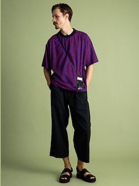 「UNITED TOKYO（ユナイテッドトウキョウ）のアイテム（財布/小物）」を使った、<OFFICIAL>UNITED TOKYO MENSさん（メンズ・184cm）の春コーディネート