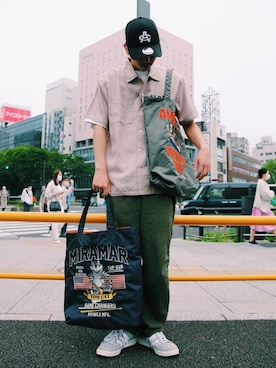 「ファッションの力を信じよう」｜わたるさん（メンズ・173cm）の夏コーディネート