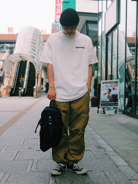 「ファッションの力を信じよう」｜わたるさん（メンズ・173cm）の夏コーディネート