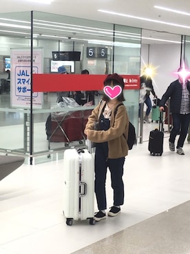「アイテム（つなぎ/オールインワン、その他）」を使った、Beautiful Skyさん（レディース・153cm）の秋コーディネート