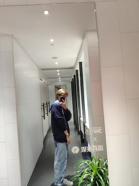 「SPAO（スパオ）のアイテム（その他アウター）」を使った、gogoさん（メンズ・173cm）の春コーディネート