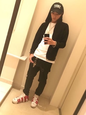 「ROTHCO（ロスコ）のアイテム（キャップ）」を使った、¥u-Ta📲👾さん（メンズ・172cm）の秋コーディネート