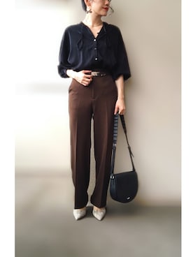希々さん（レディース・157cm）の秋コーディネート