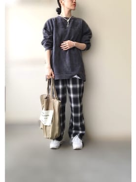 「NIKE（ナイキ）のNIKE ナイキ エア マックス 97 ウィメンズシューズ / NIKE AIR MAX 97 921733-100【SP】（スニーカー）」を使った、希々さん（レディース・157cm）の秋コーディネート