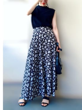 希々さん（レディース・157cm）の夏コーディネート