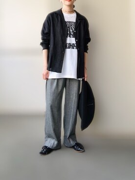 「BEAMS（ビームス）のアイテム（パンプス）」を使った、希々さん（レディース・157cm）の春コーディネート