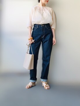 希々さん（レディース・157cm）の夏コーディネート