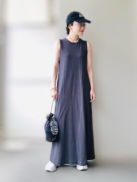 希々さん（レディース・157cm）の夏コーディネート