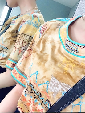 「LEONARD（レオナール）のアイテム」を使った、eikoさん（レディース・160cm）の春コーディネート