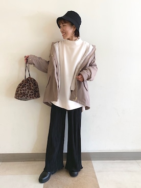 MiCAさん（レディース・155cm）の冬コーディネート