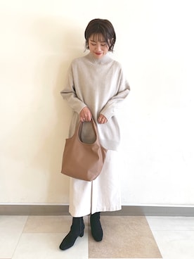 MiCAさん（レディース・155cm）の冬コーディネート