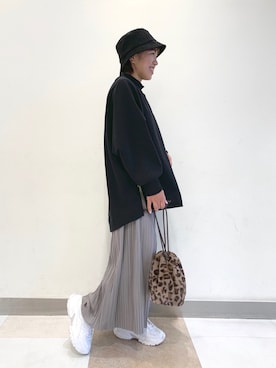 MiCAさん（レディース・155cm）の冬コーディネート