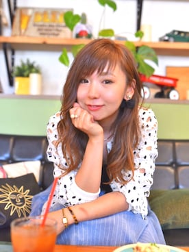 「おとなコーデ」｜「アイテム（ブルゾン）」を使った、ainamecoさん（レディース・155cm）の夏コーディネート
