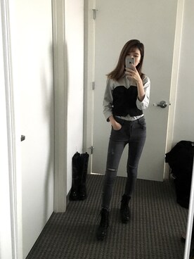 Mio哥哥さん（レディース・160cm）の秋コーディネート