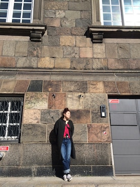 「MAISON DE REEFUR（メゾンドリーファー）のアイテム（その他アウター）」を使った、Tomomi さん（レディース・159cm）の春コーディネート