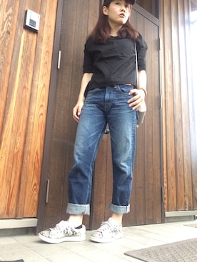 Tomomi さん（レディース・159cm）の夏コーディネート