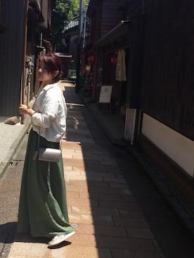 Tomomi さん（レディース・159cm）の夏コーディネート